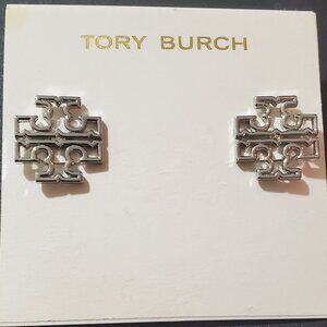 Tory Burch Stud Logo Earrings
